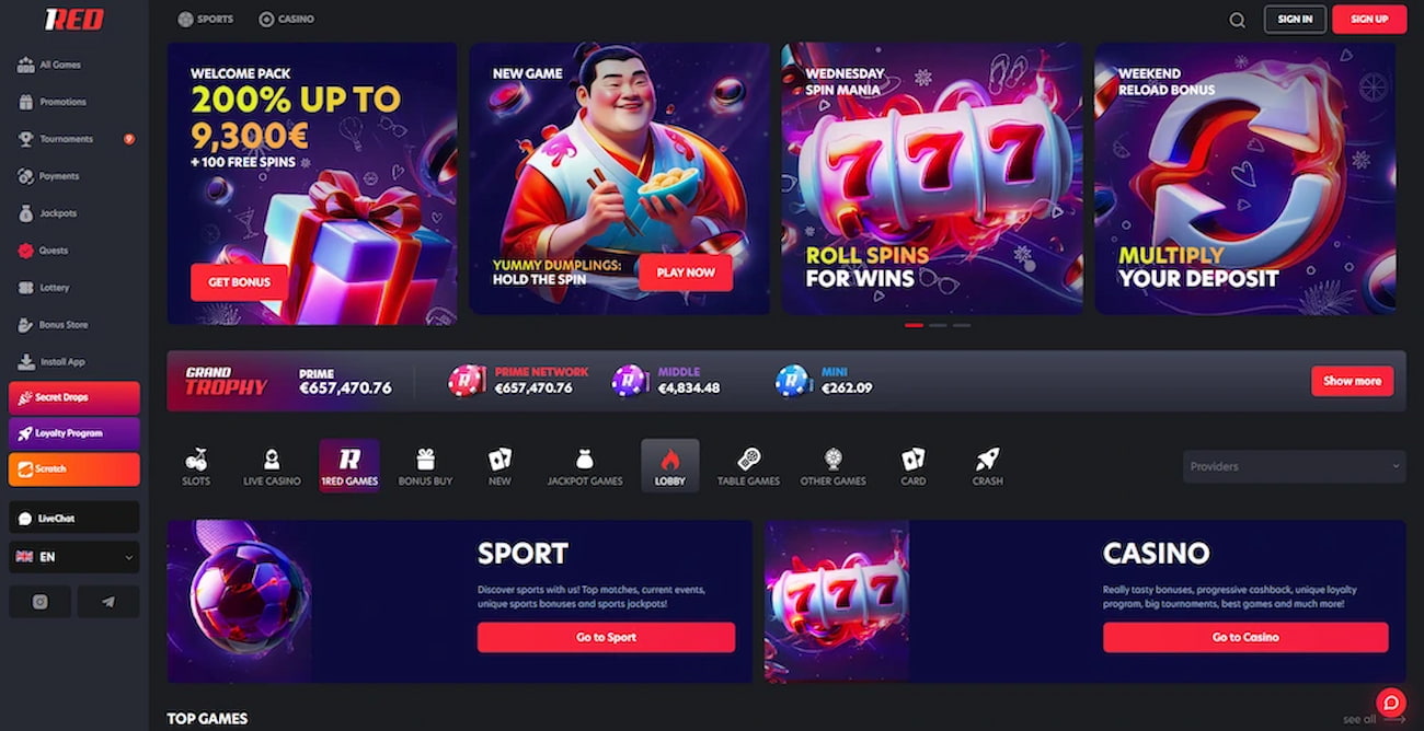 1Red Casino Terms Explained