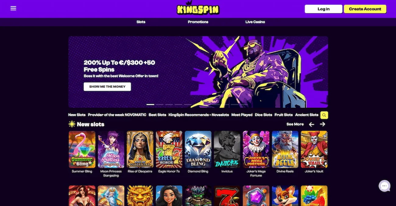 Kingspin Casino Terms Explained